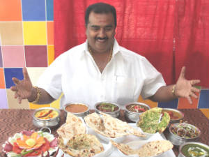 Puttaraju with his delicious recipes