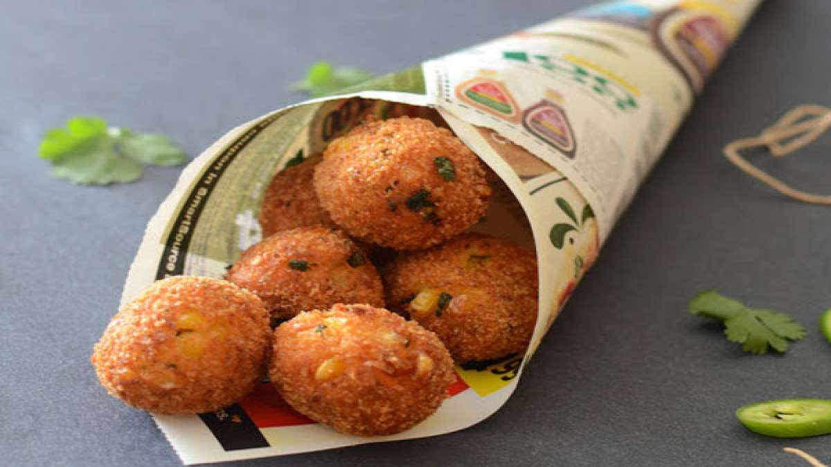 ಕಾರ್ನ್ ಅಂಡ್ ಚೀಸ್ ಬಾಲ್ ರೆಸಿಪಿ Corn And Cheese Balls Kannada BoldSky