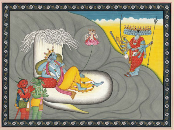 ವಿಷ್ಣುವಿನ ಮುಖಭಾವ