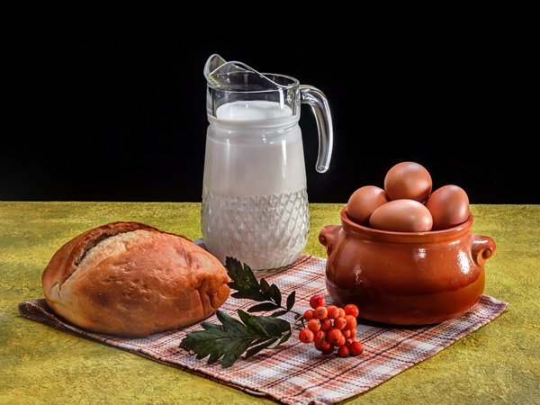 ಮೊಟ್ಟೆ ಮತ್ತು ಹಾಲಿನ ಸಂಯೋಜನೆ