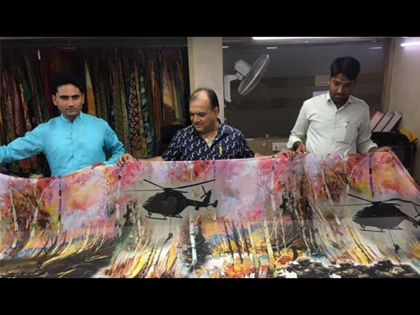 ಸೀರೆ ತಯಾರಿ ಮಾಡಲು ಕೇವಲ ನಾಲ್ಕು ಗಂಟೆ ಬೇಕಾಯಿತು!