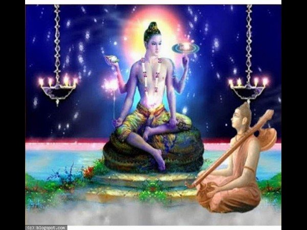 ಸಂತೋಷಗೊಂಡ ವಿಷ್ಣು, ವ್ಯಾಪಾರಿಗೆ ಆಶೀರ್ವಾದ ನೀಡಿದರು
