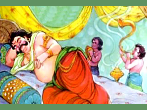 8. ಕುಂಭಕರ್ಣ ಮತ್ತು ಅವನ ಮಕ್ಕಳು
