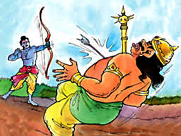 7. ಯುದ್ಧದಲ್ಲಿ ಕುಂಭಕರ್ಣ ಮತ್ತು ಅವನ ಸಾವು