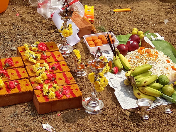 ಭೂಮಿ ಪೂಜೆಗೆ ಬೇಕಾಗುವ ಸಾಮಗ್ರಿಗಳು